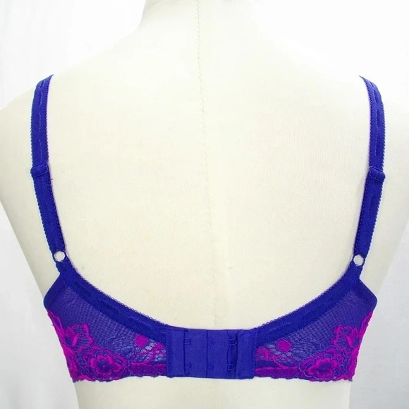 36D Paramour 115946 by Felina Madison UW Bra Purple NW - Picture 9 of 11